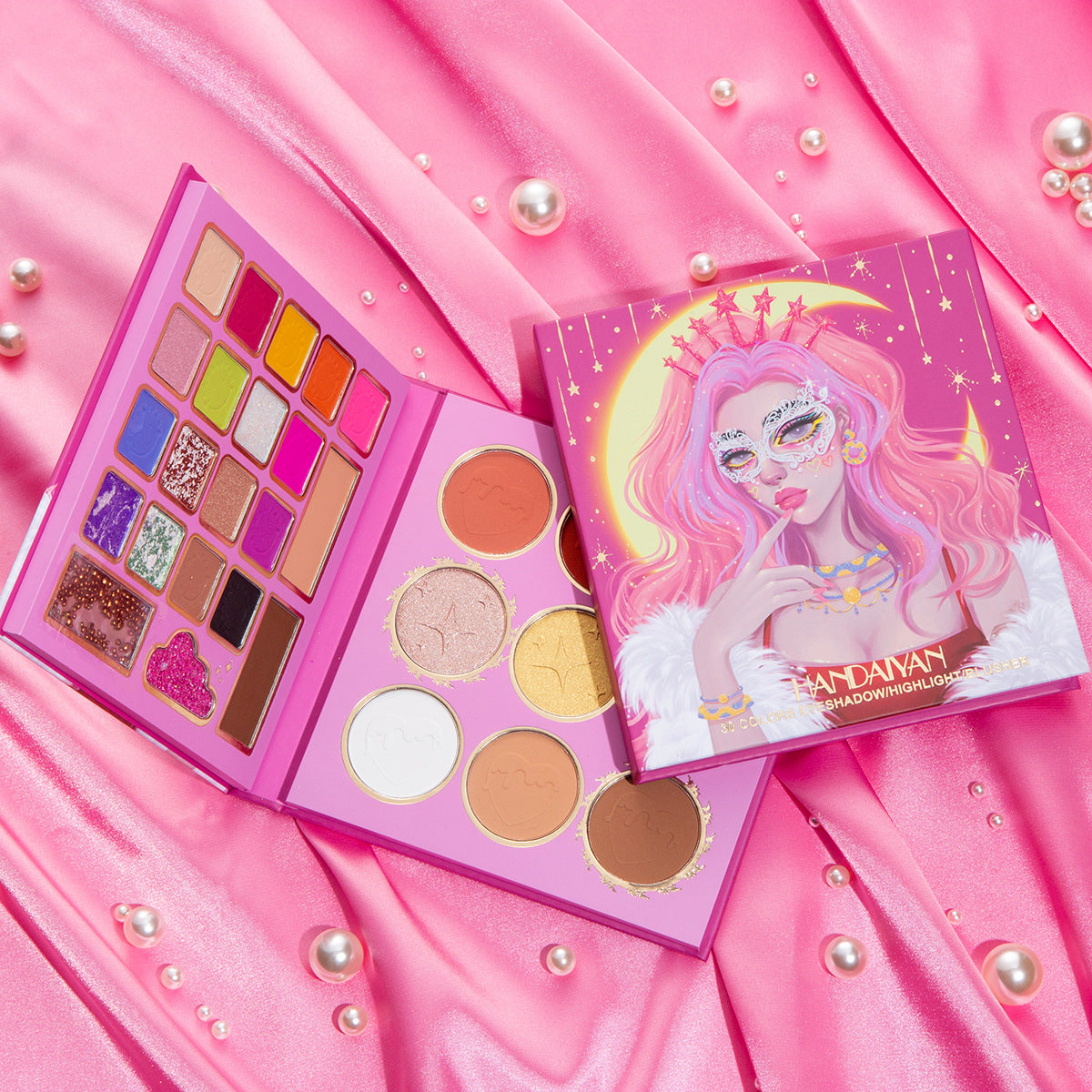 PALLETTE OMBRETTI HANDAIYAN QUEEN MASK 30 COLORI