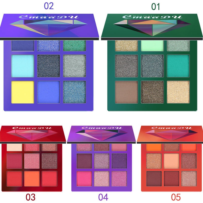 PALETTE DIAMONDD BRIGHT 9 COLORI