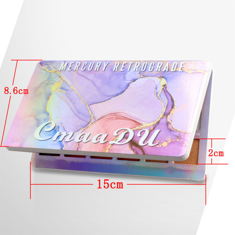 PALETTE DI OMBRETTI CMAADU 18 COLORI OPACHI E GLITTER METALLICI