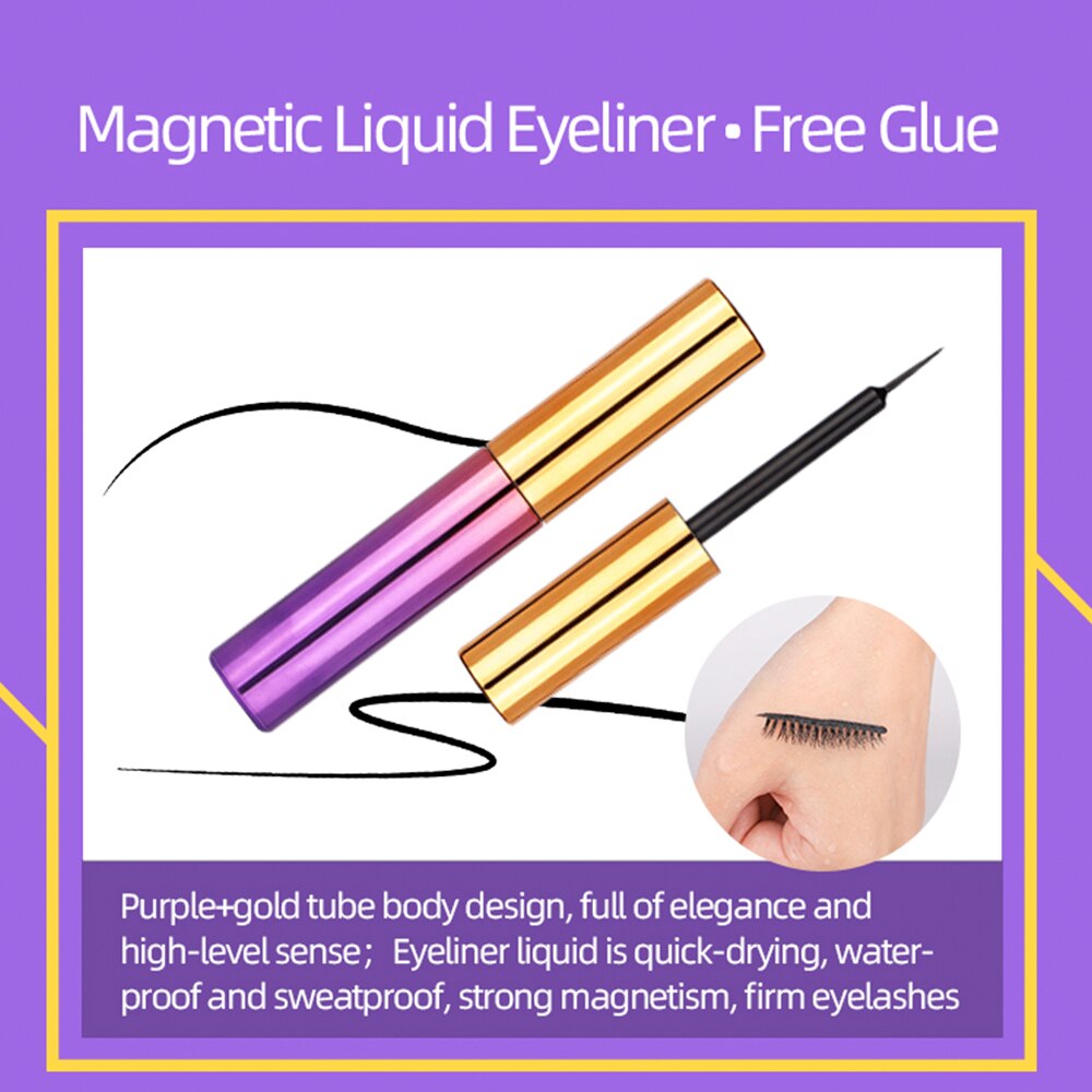 SET CIGLIA FINTE IMPERMEABILI CON 2 EYELINER FORBICE E ACCESSORI FATTI A MANO