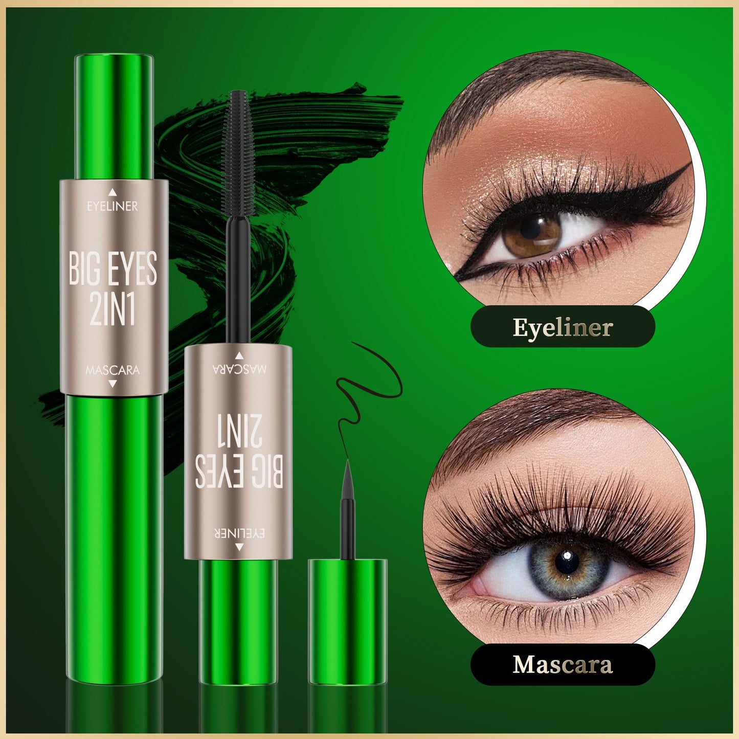 2 IN 1 MASACA + EYELINER