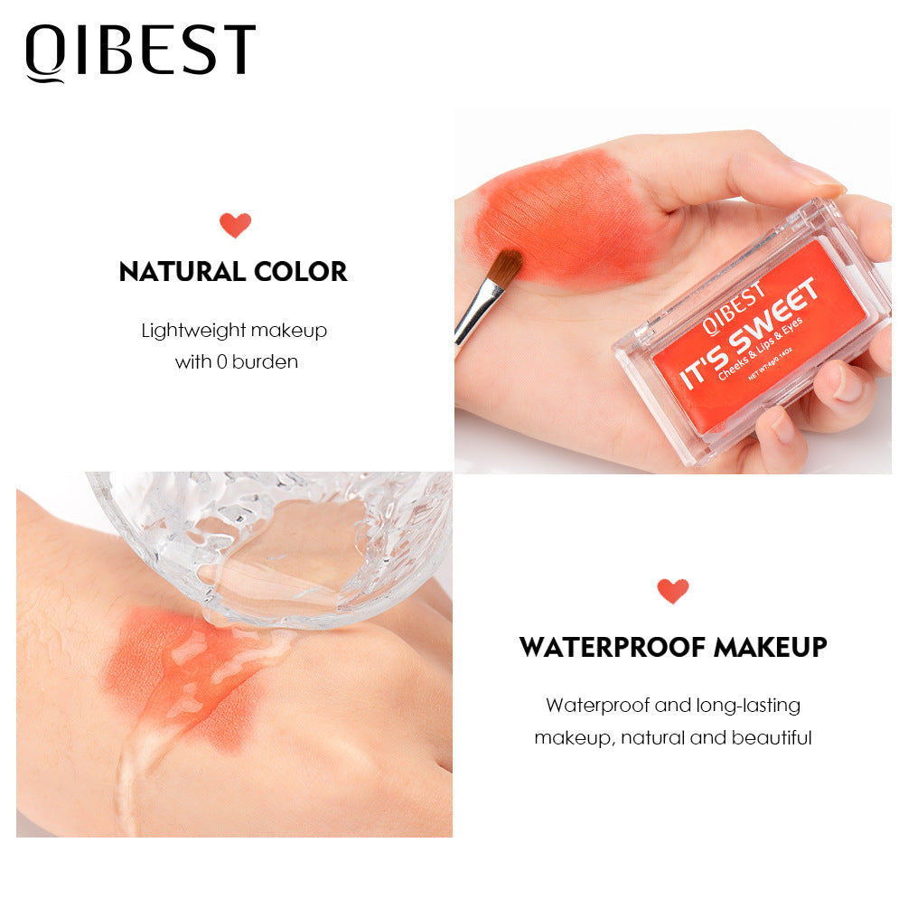 QIBEST ROSSETTO OMBRETTO BLUSH 3 IN 1