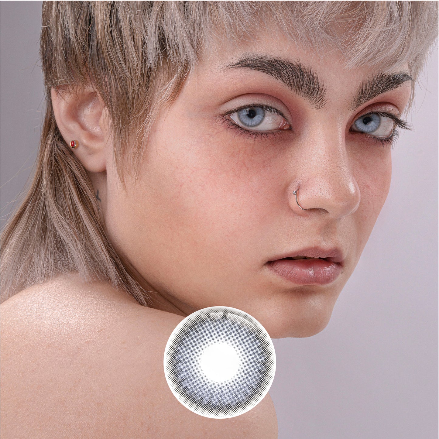 LENTI A CONTATTO CERTIFICATE COLORE GRIGIO/BLU