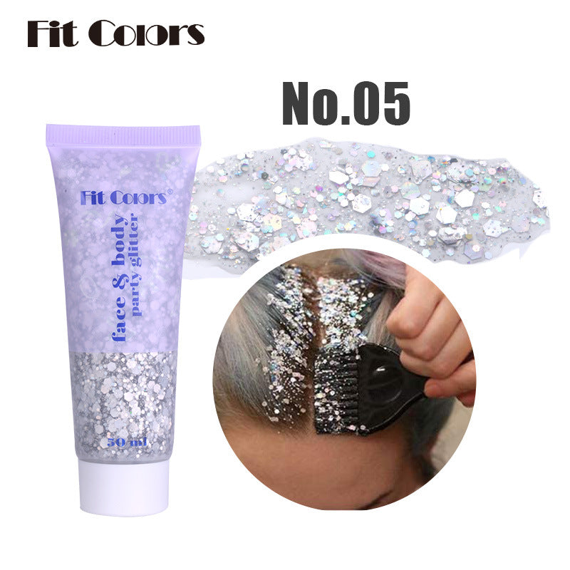 GEL EFFETTO SIRENA CON PAILLETTES COLORATE