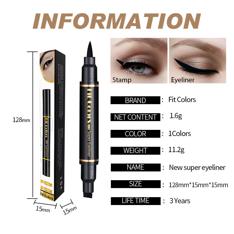 EYELINER FIT COLORS TIMBRO DOPPIA ALA 2 IN 1