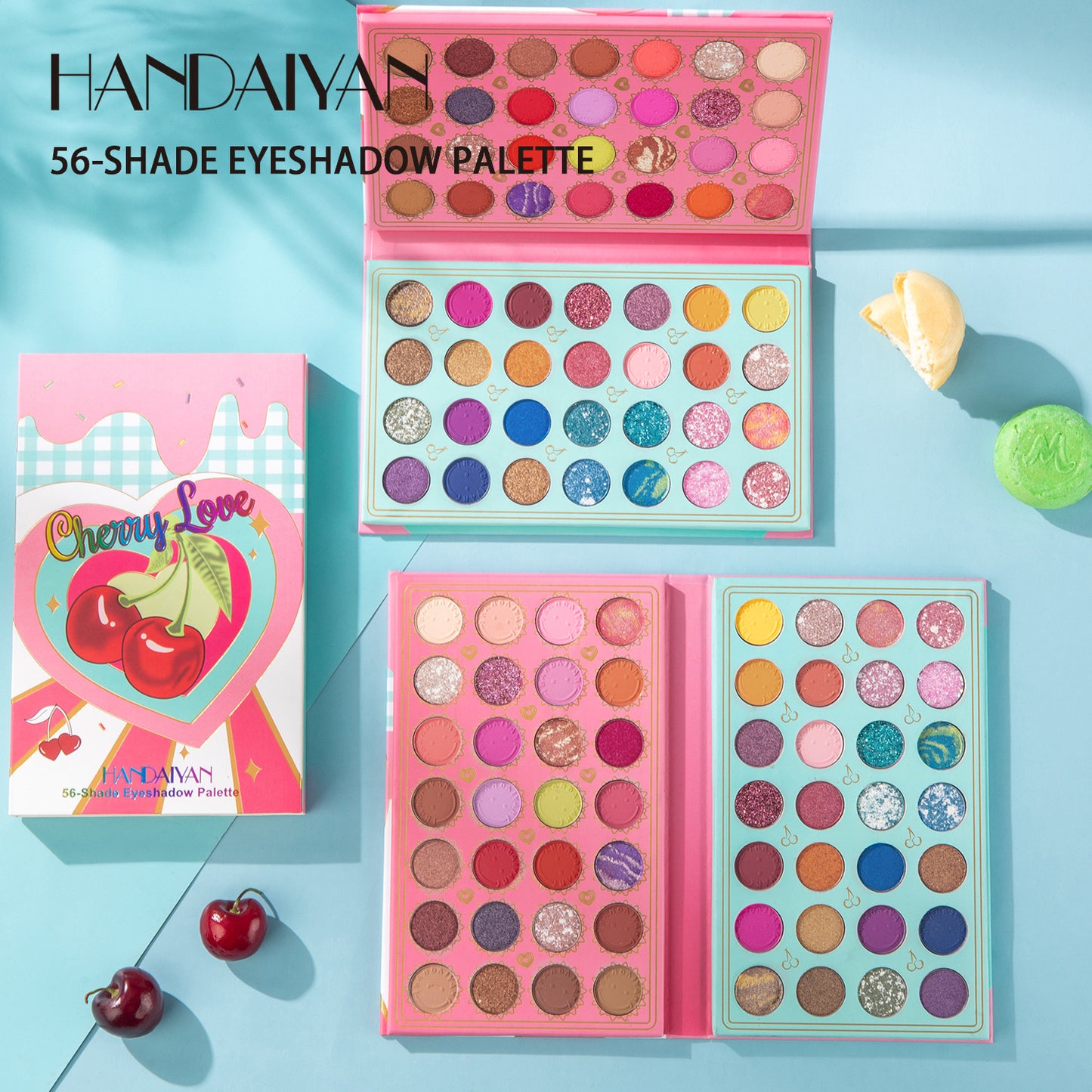 PALETTE DI OMBRETTI PER TRUCCO 56 COLORI HANDAIYAN