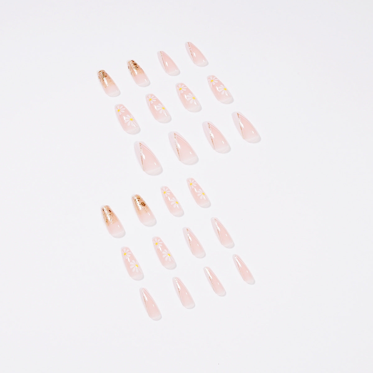PRESS ON MANICURE FRENCH CON COLLA