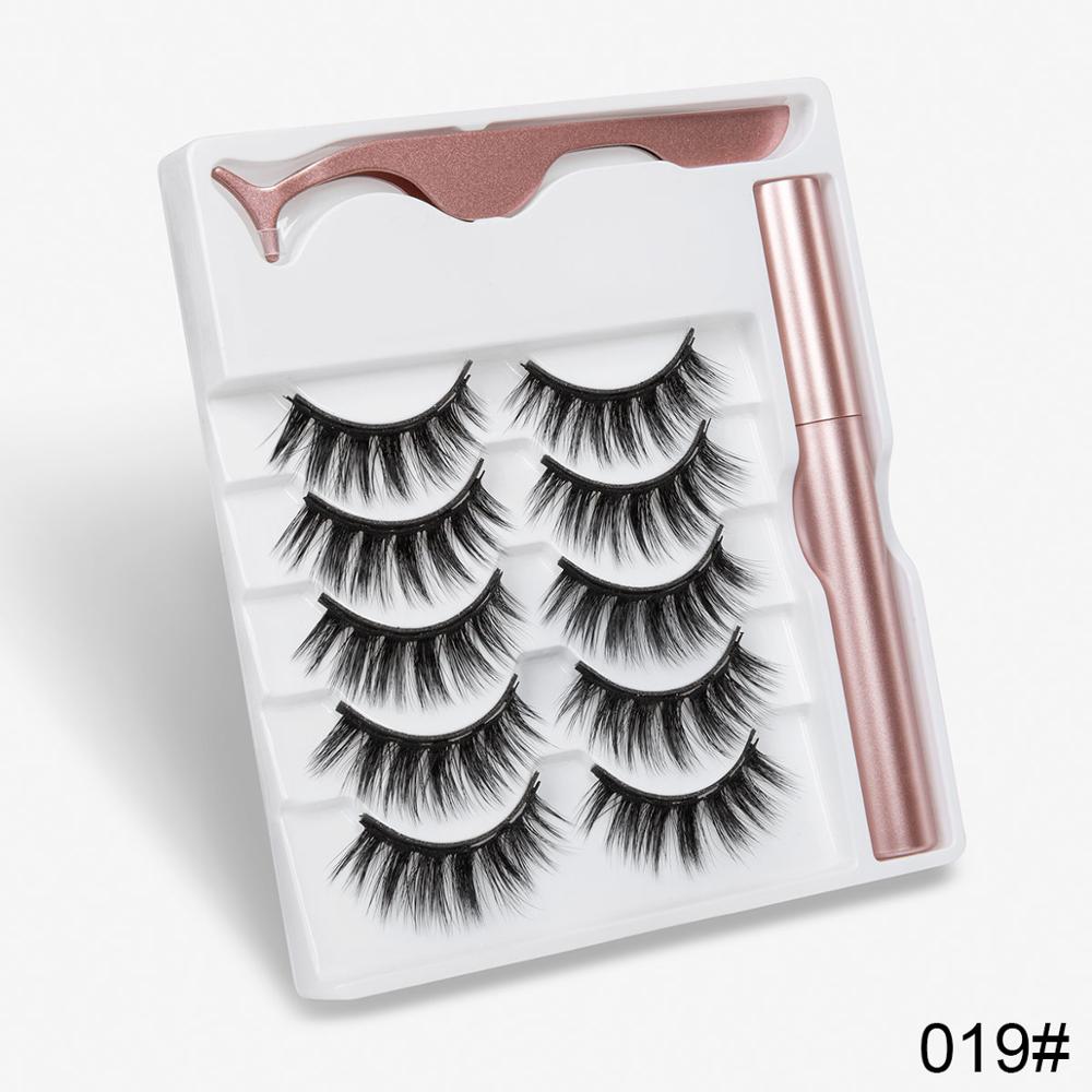SET CIGLIA MAGNETICHE CON EYELINER E PINZETTA