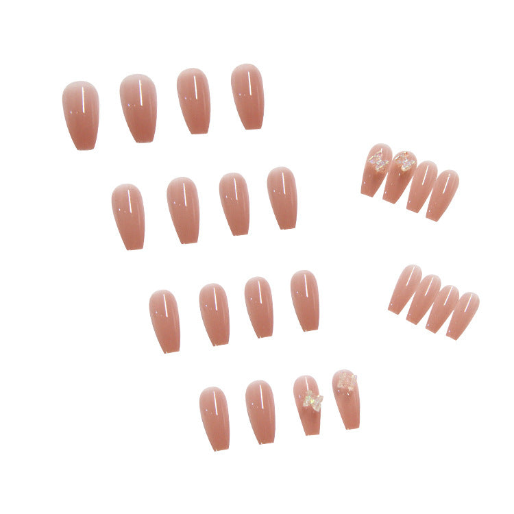 PRESS ON MANICURE AURORA BUTTERFLY CON COLLA