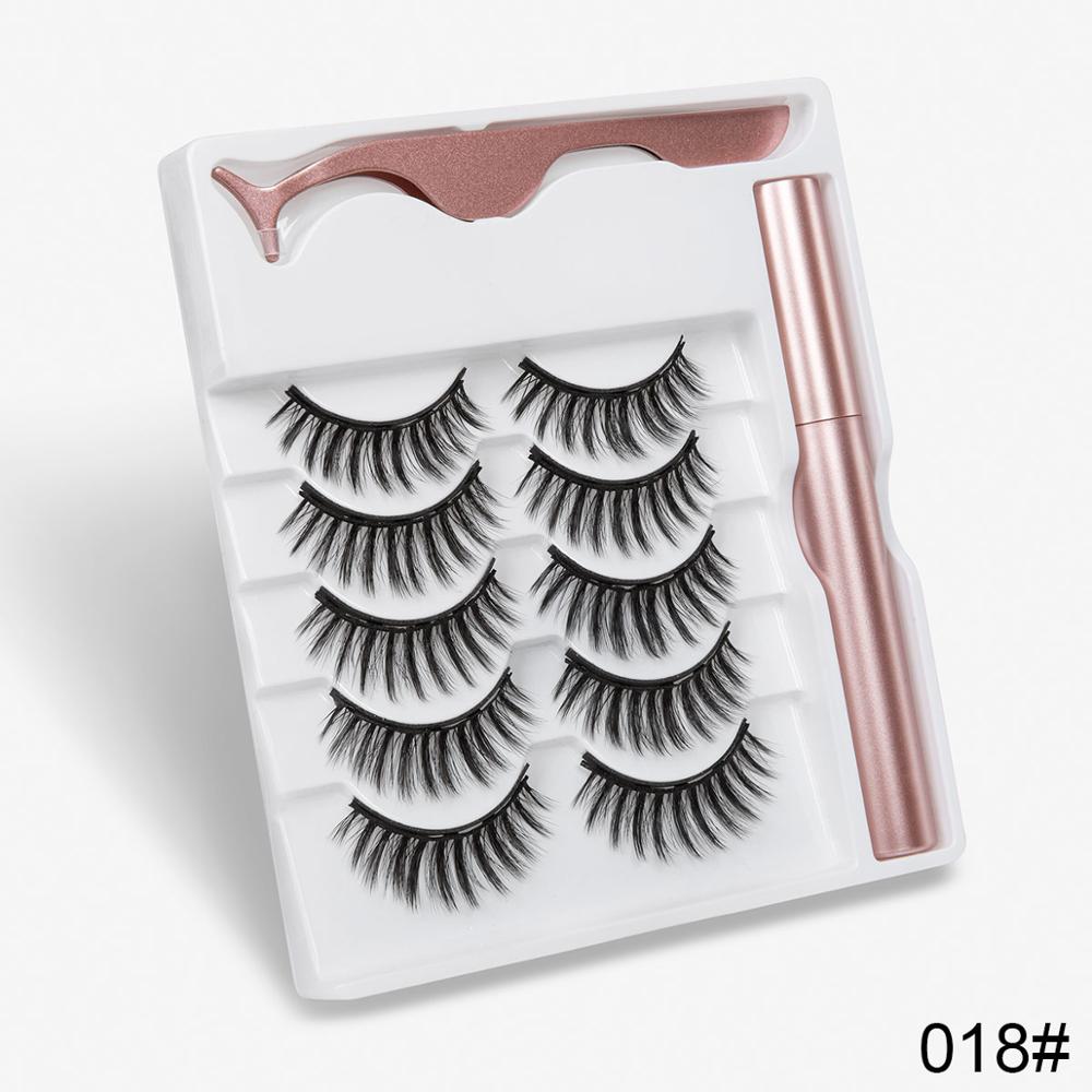 SET CIGLIA MAGNETICHE CON EYELINER E PINZETTA