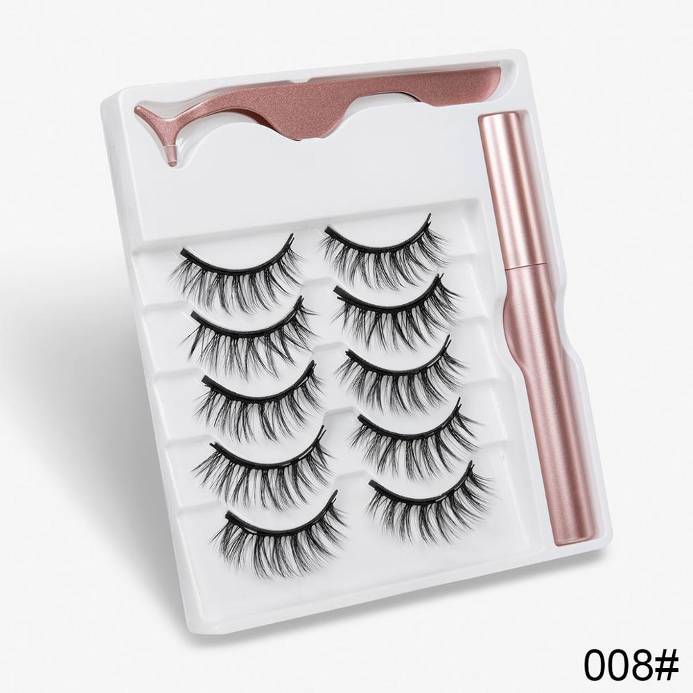 SET CIGLIA MAGNETICHE CON EYELINER E PINZETTA