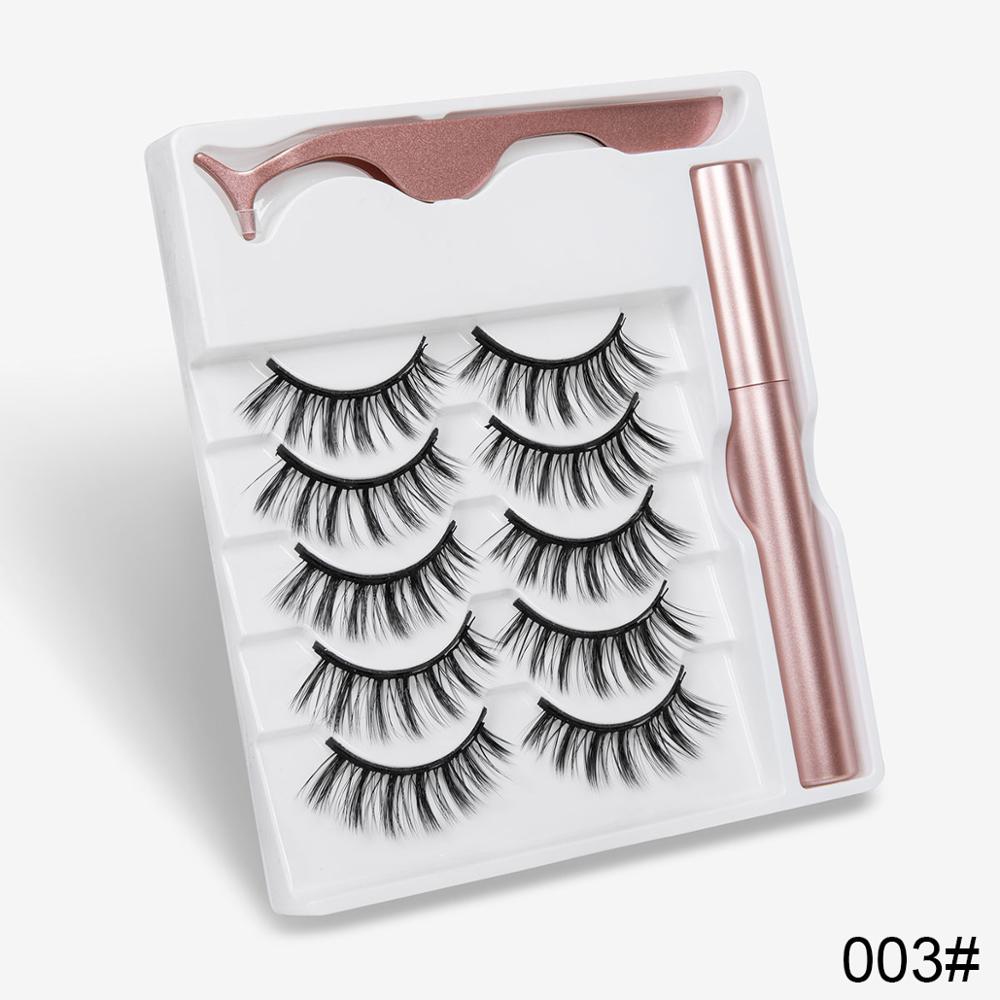 SET CIGLIA MAGNETICHE CON EYELINER E PINZETTA