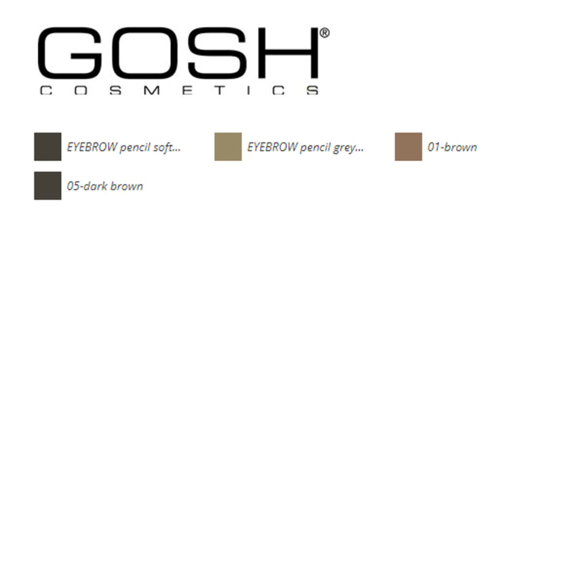 TRUCCO PER SOPRACCIGLIA GOSH COPENHAGEN