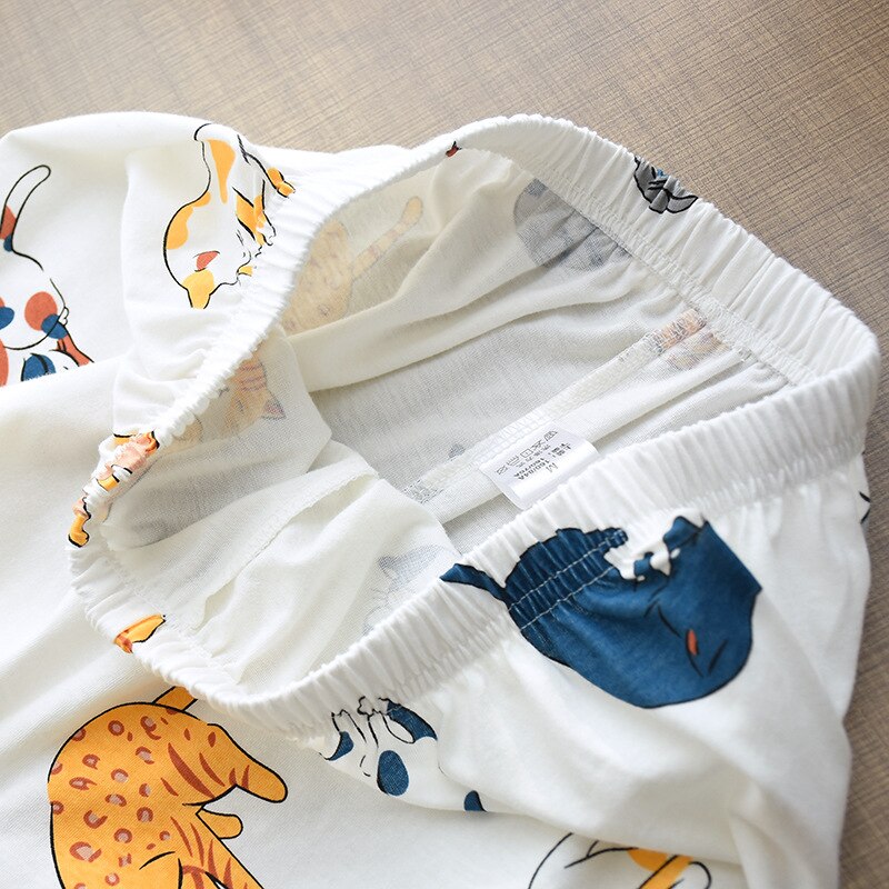 PIGIAMA CUTE CAT PRINT CARTOON
