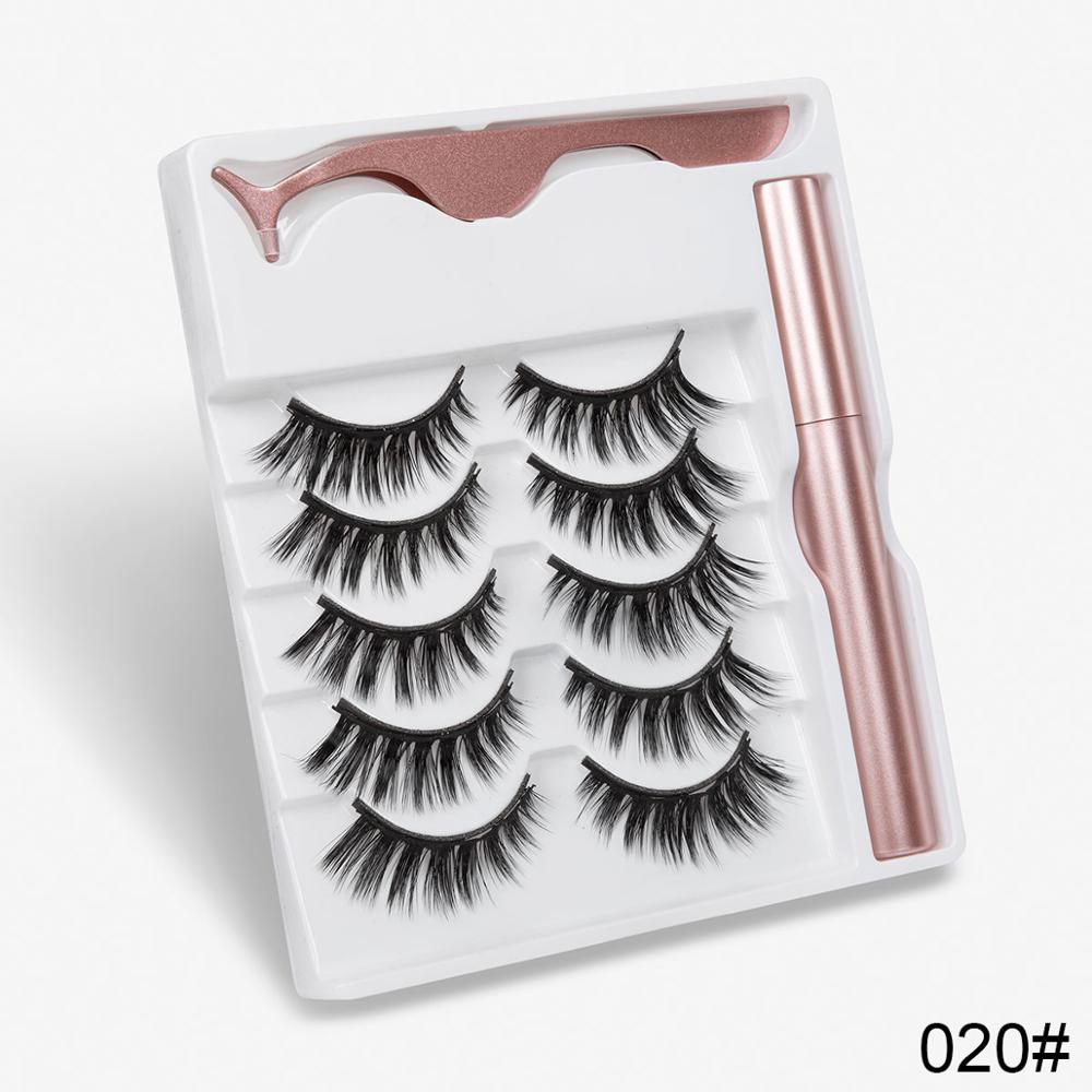 SET CIGLIA MAGNETICHE CON EYELINER E PINZETTA
