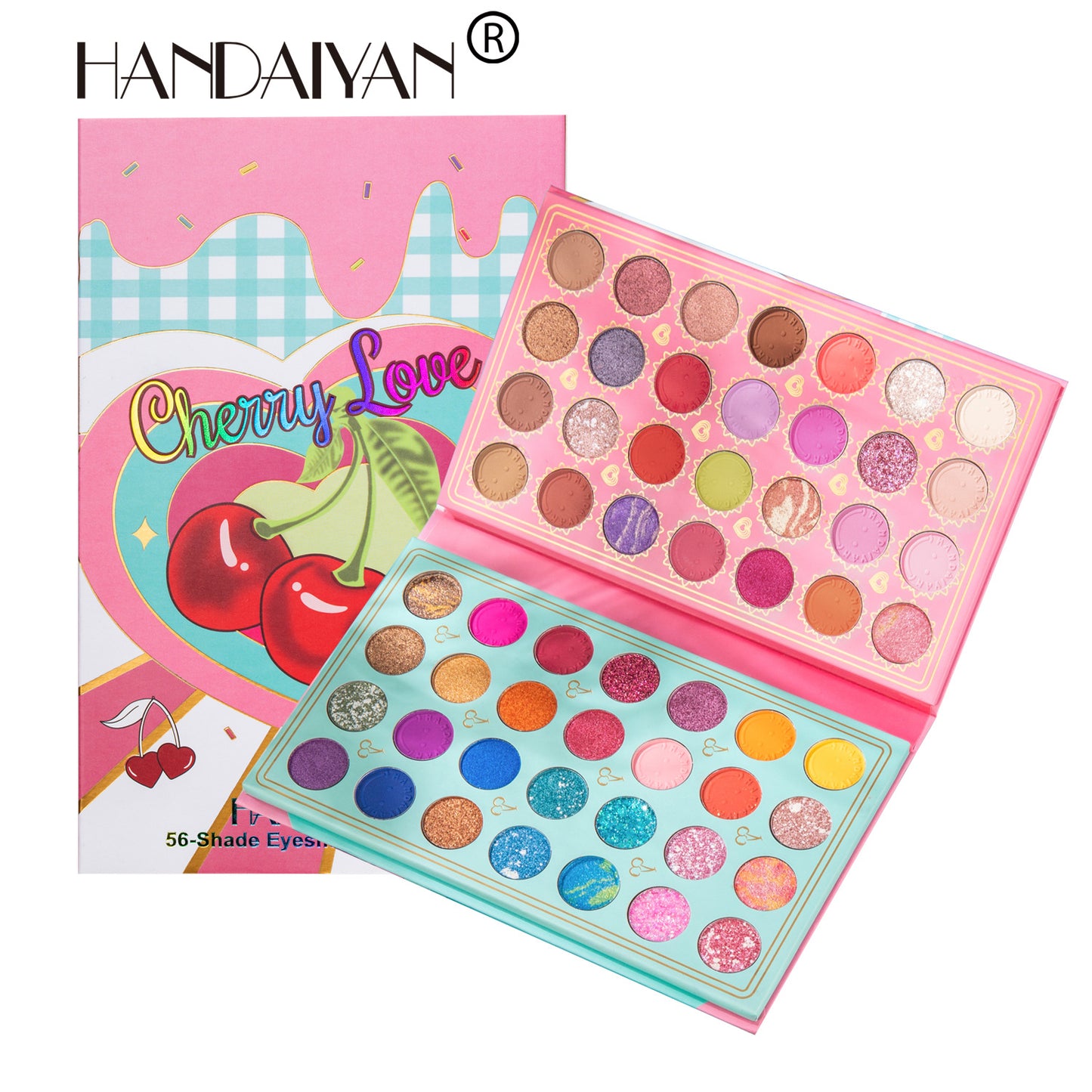 PALETTE DI OMBRETTI PER TRUCCO 56 COLORI HANDAIYAN