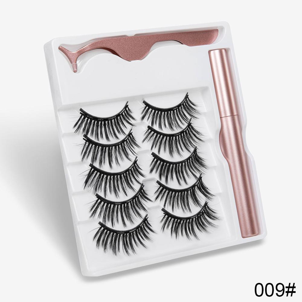 SET CIGLIA MAGNETICHE CON EYELINER E PINZETTA
