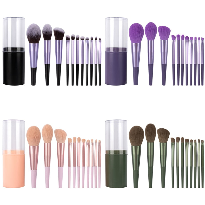 SET 11 PEZZI PENNELLI PER TRUCCO