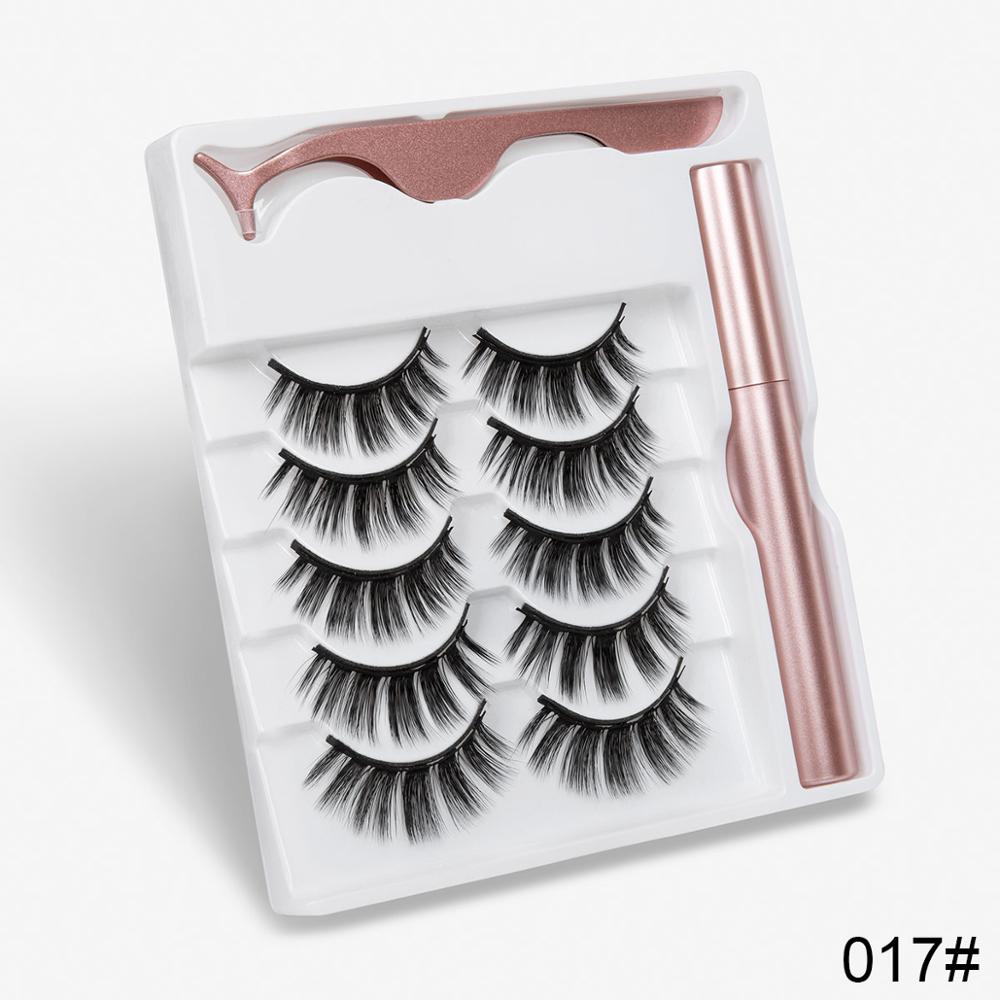 SET CIGLIA MAGNETICHE CON EYELINER E PINZETTA