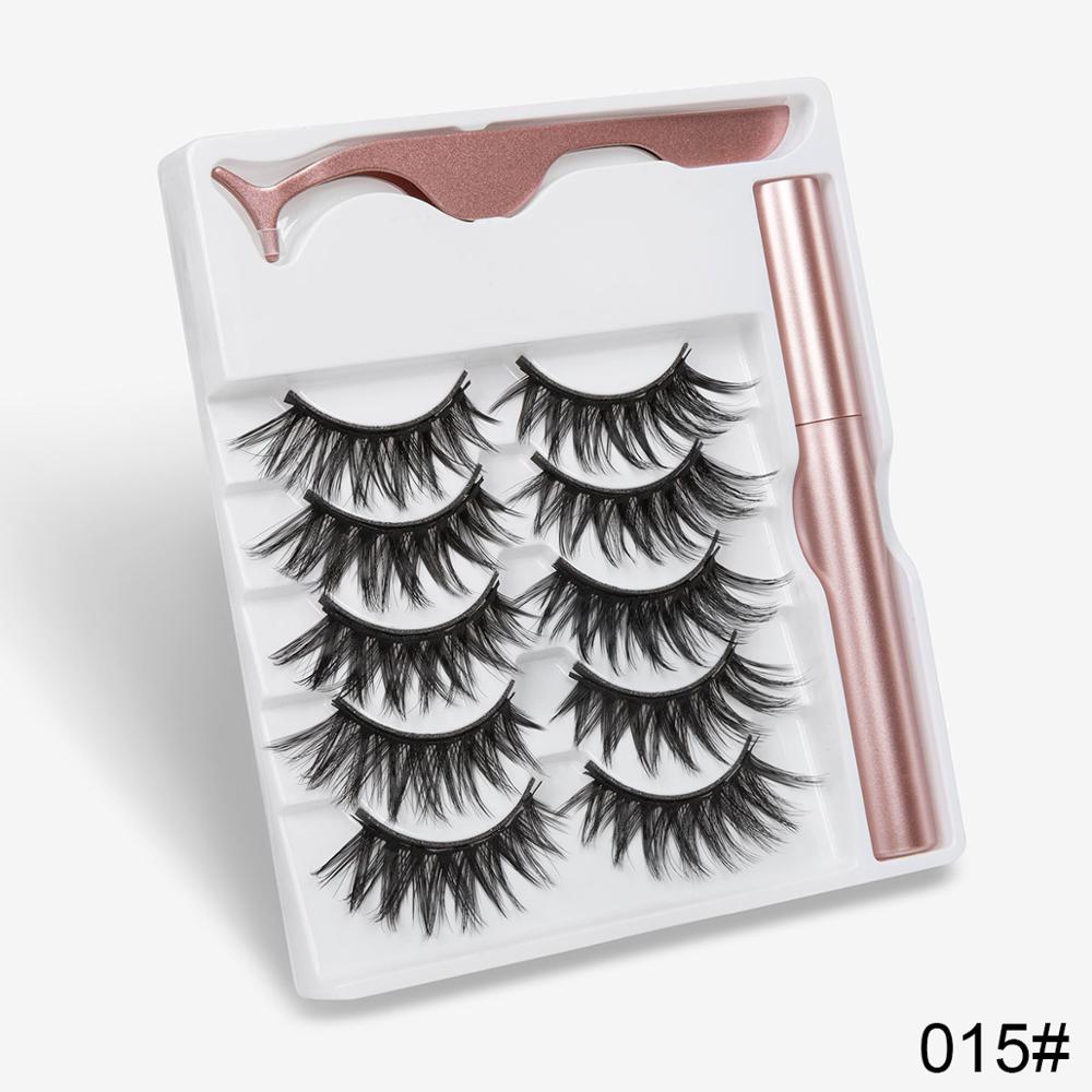 SET CIGLIA MAGNETICHE CON EYELINER E PINZETTA