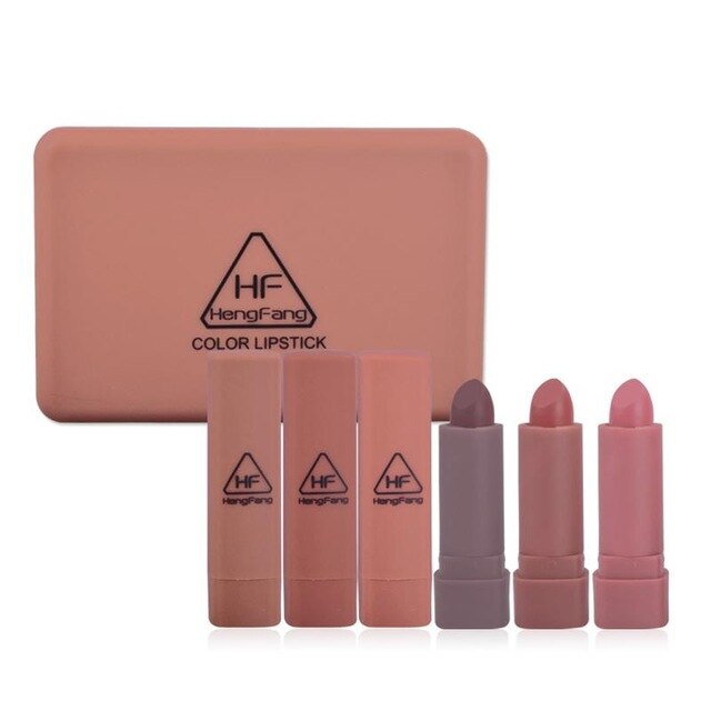 KIT 6 PEZZI ROSSETTO OPACO IMPERMEABILE