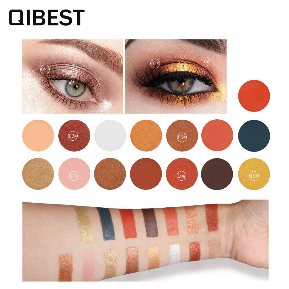 QIBEST PALLETTE DI OMBRETTI 15 COLORI RENAISSANCE