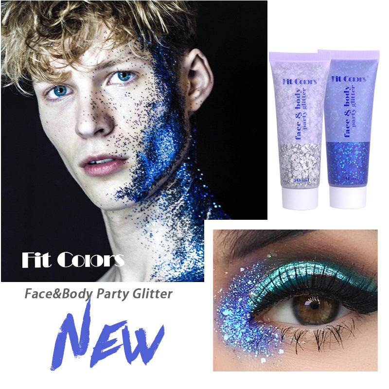 GEL EFFETTO SIRENA CON PAILLETTES COLORATE