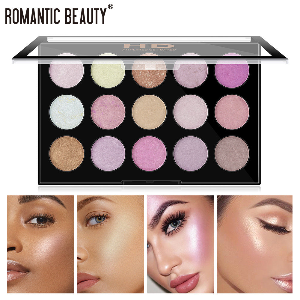OMBRETTO PERLATO MULTICOLORE A 15 COLORI ROMANTIC BEAUTY