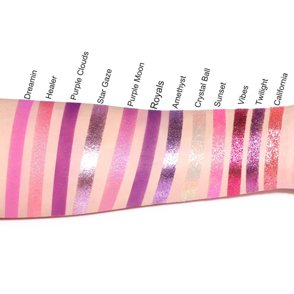 CMAADU PALETTE OMBTETTI GLITTERATI (12 COLORI)