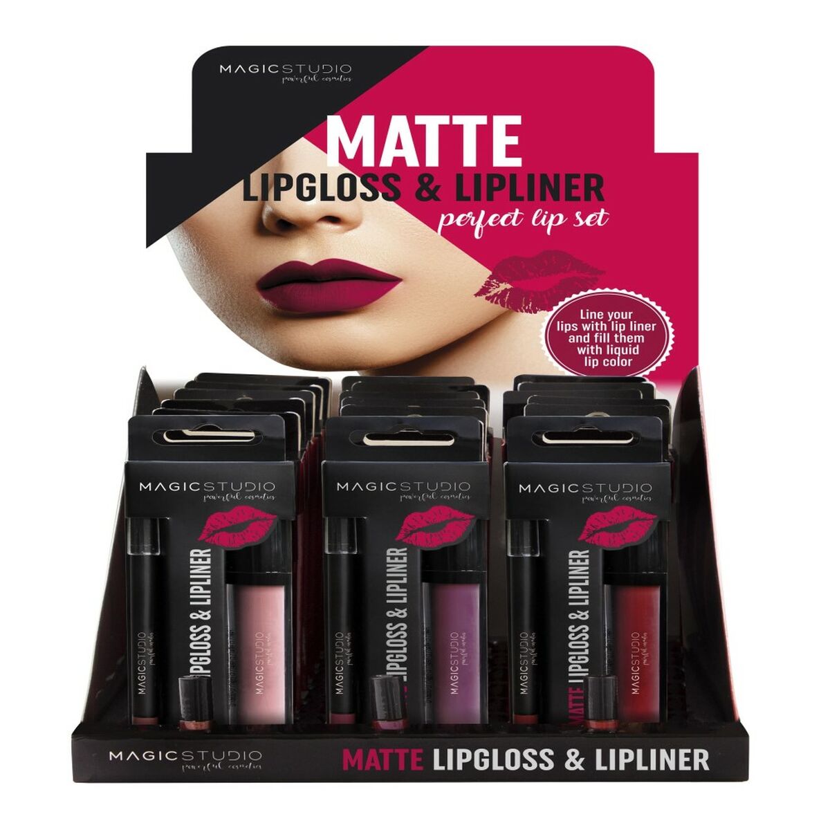 SET TRUCCO MAGIC STUDIO MATTE LIPGLOSS & LIPLINER