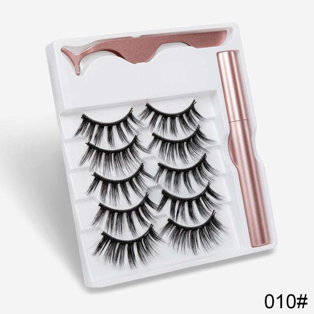 SET CIGLIA MAGNETICHE CON EYELINER E PINZETTA