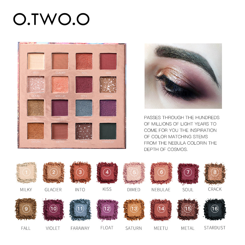 PALETTE DI OMBRETTI 16 COLORI TRUCCO DURATURO