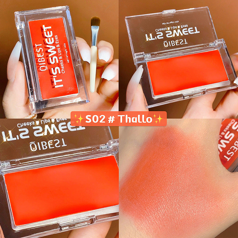 QIBEST ROSSETTO OMBRETTO BLUSH 3 IN 1