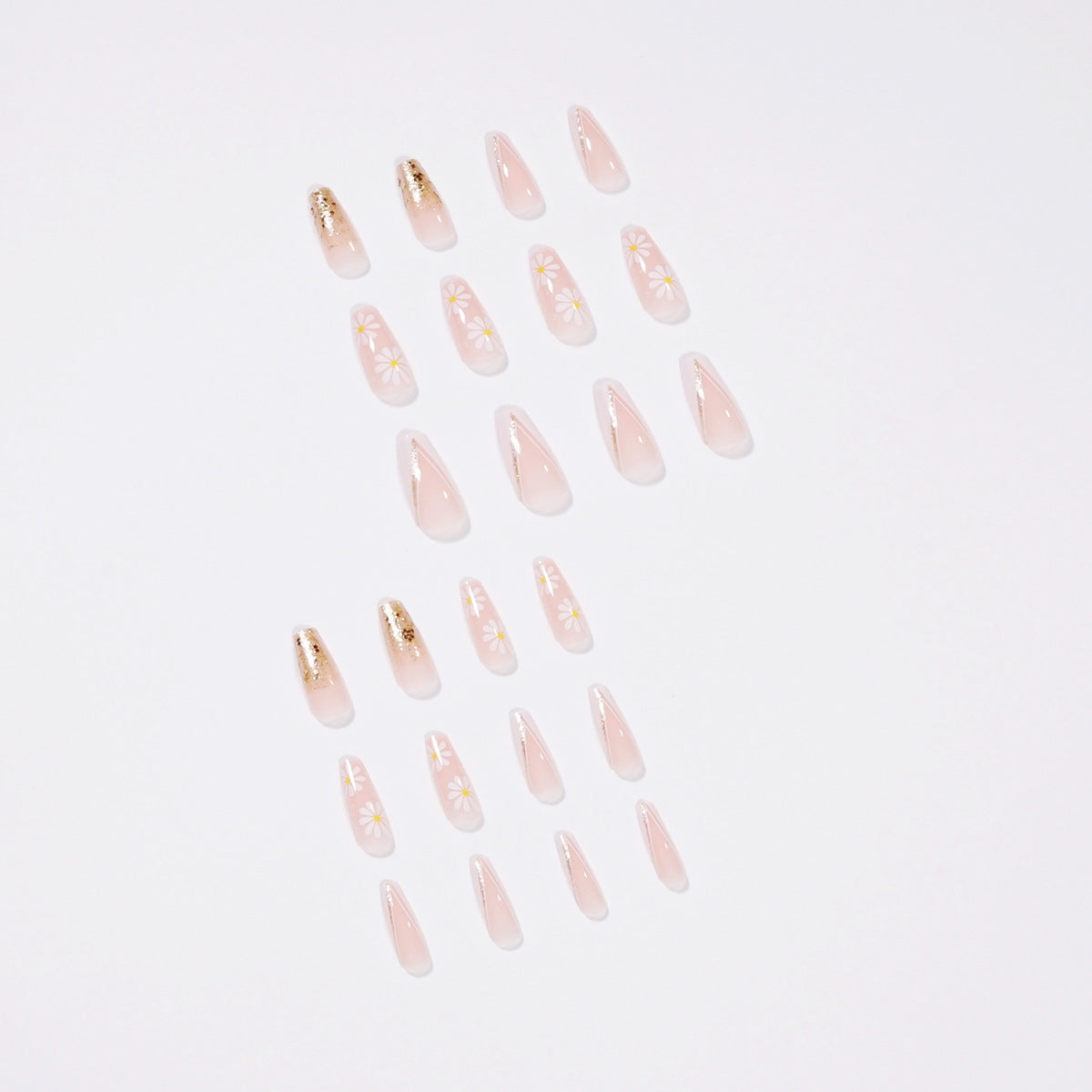 PRESS ON MANICURE FRENCH CON COLLA