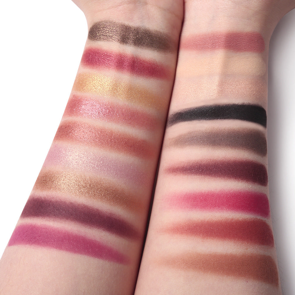 UCANBE NUOVA PALETTE OMBRETTI ORO E ROSA DA 18 COLORI