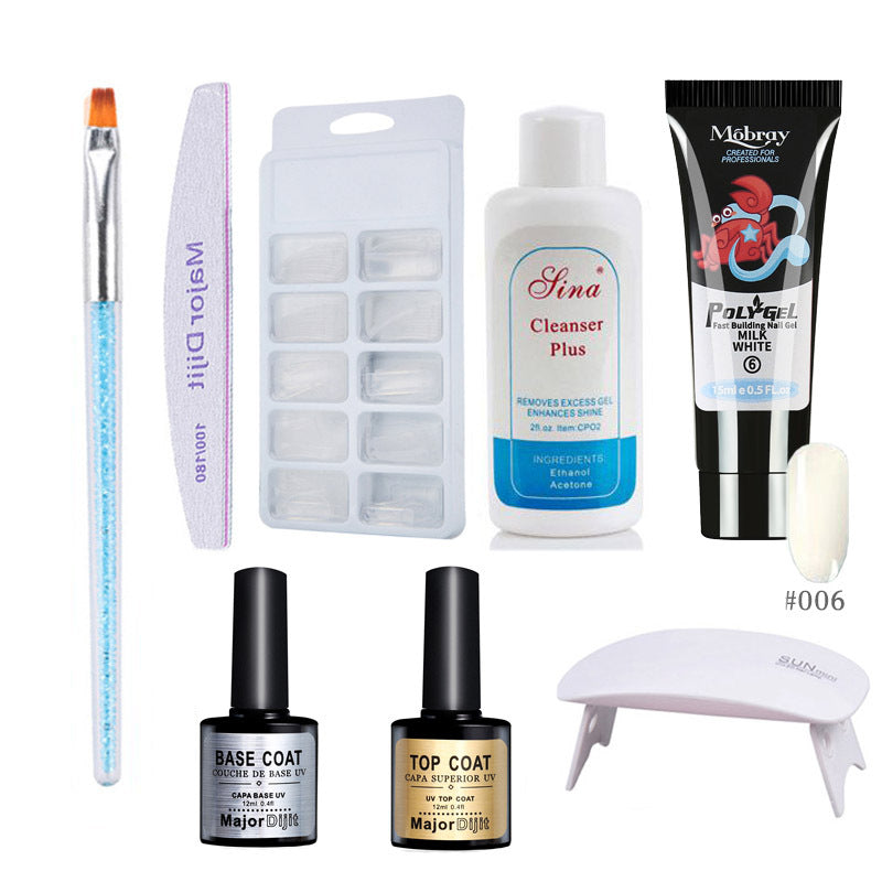 KIT POLYGEL MANICURE ASCIUGATURA RAPIDA