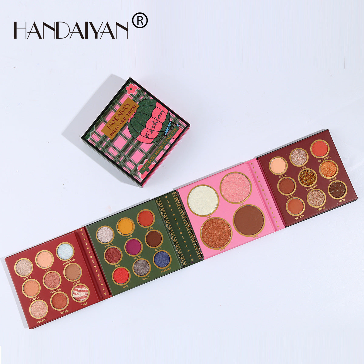 PALETTE DI OMBRETTI HANDAIYAN 31 COLORI + BLUSH