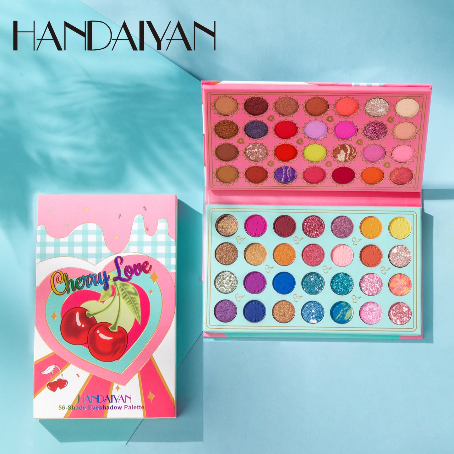 PALETTE DI OMBRETTI PER TRUCCO 56 COLORI HANDAIYAN