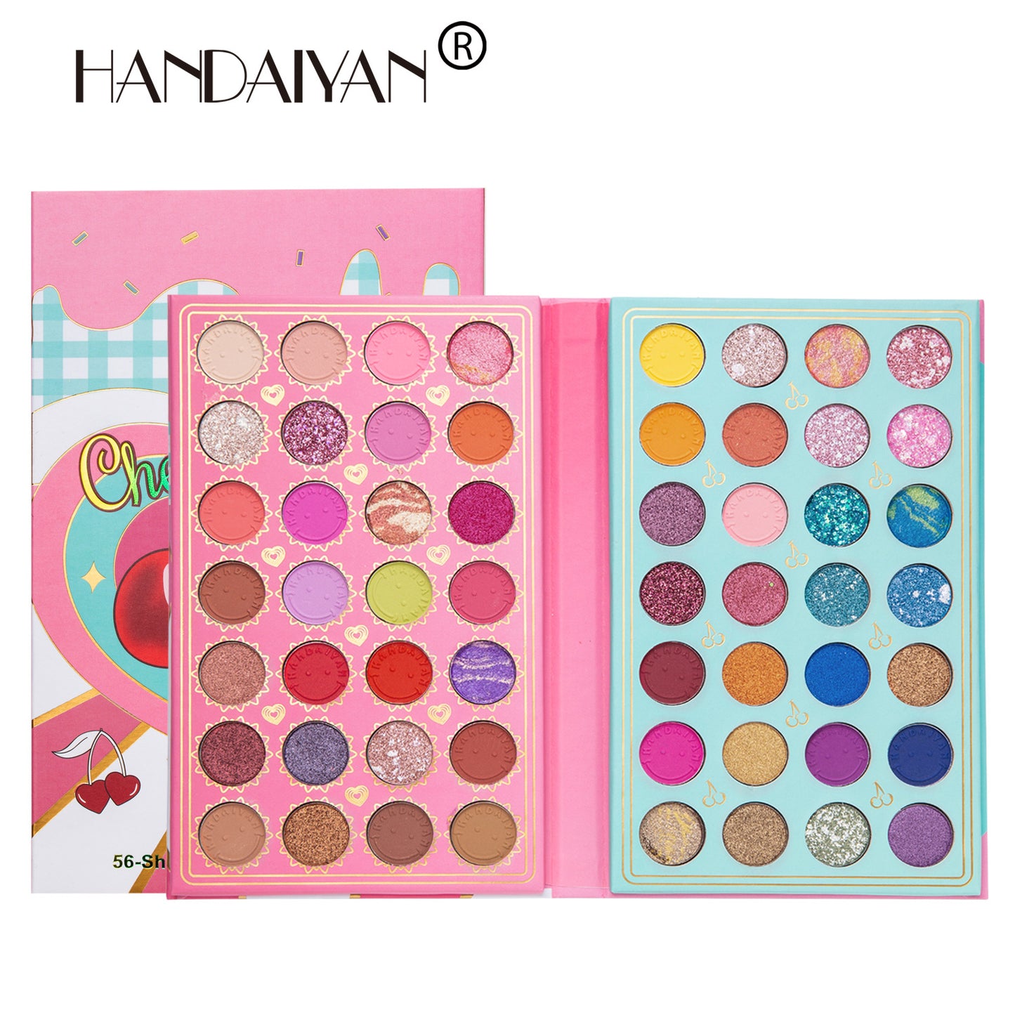 PALETTE DI OMBRETTI PER TRUCCO 56 COLORI HANDAIYAN