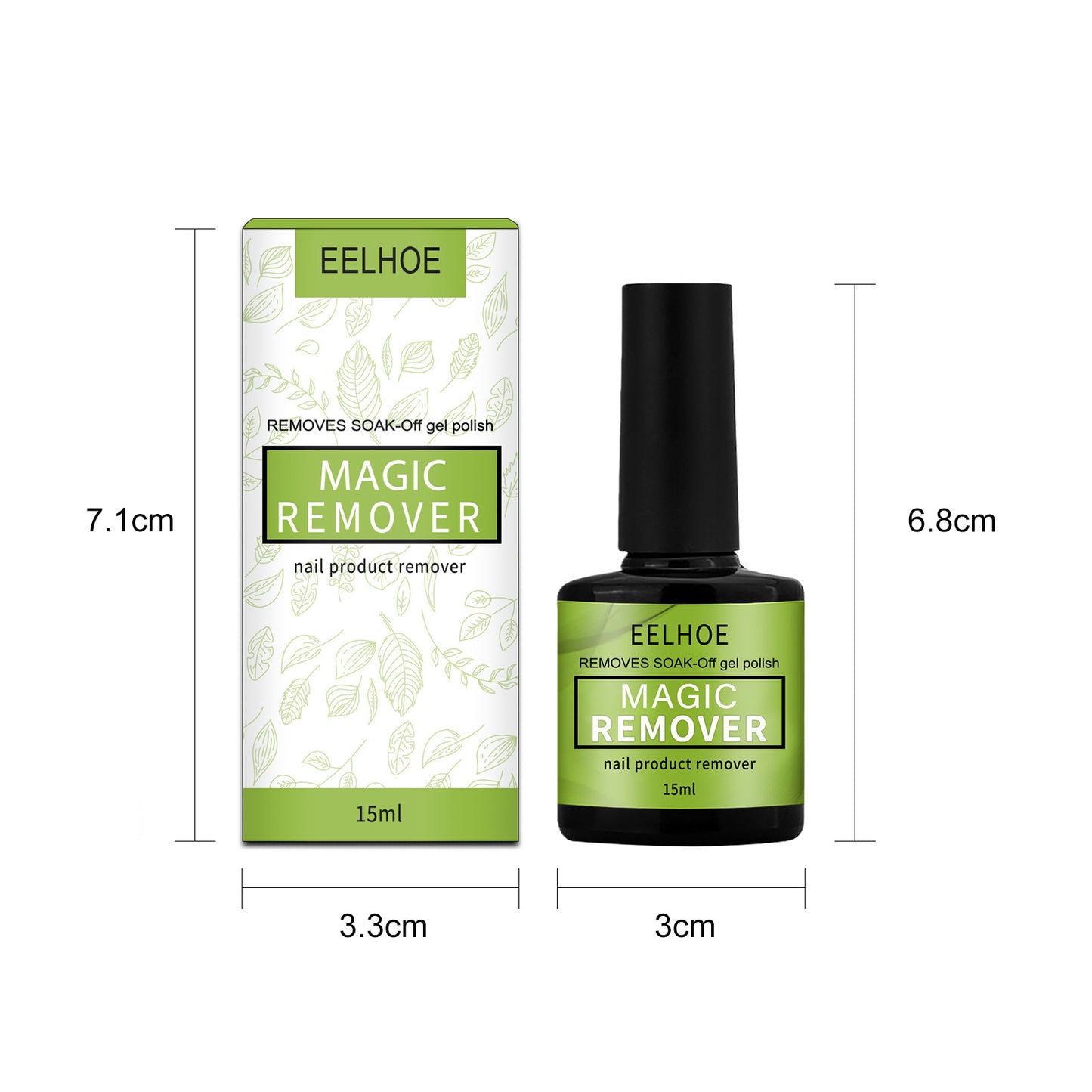 EELHOE SOLVENTE PER SMALTO SEMI PERMANENTE GEL E ACRILICO