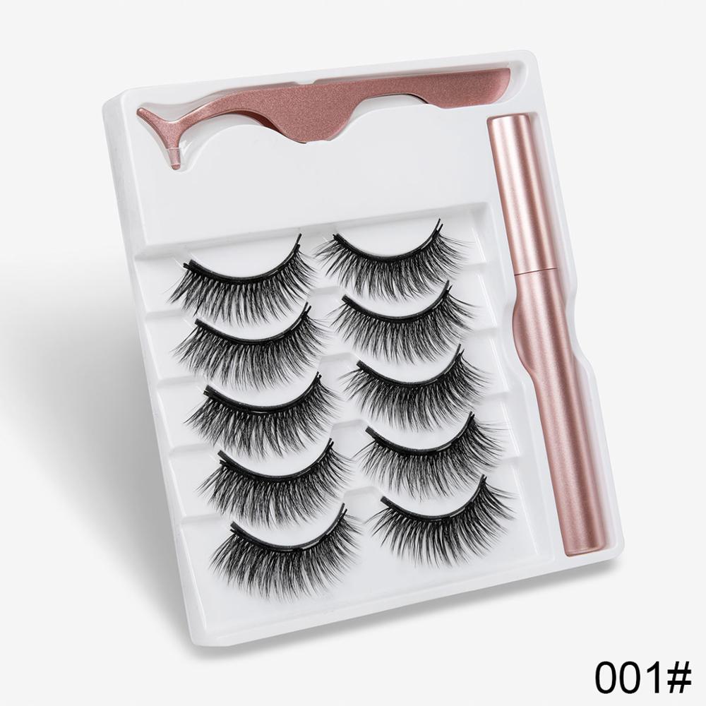SET CIGLIA MAGNETICHE CON EYELINER E PINZETTA