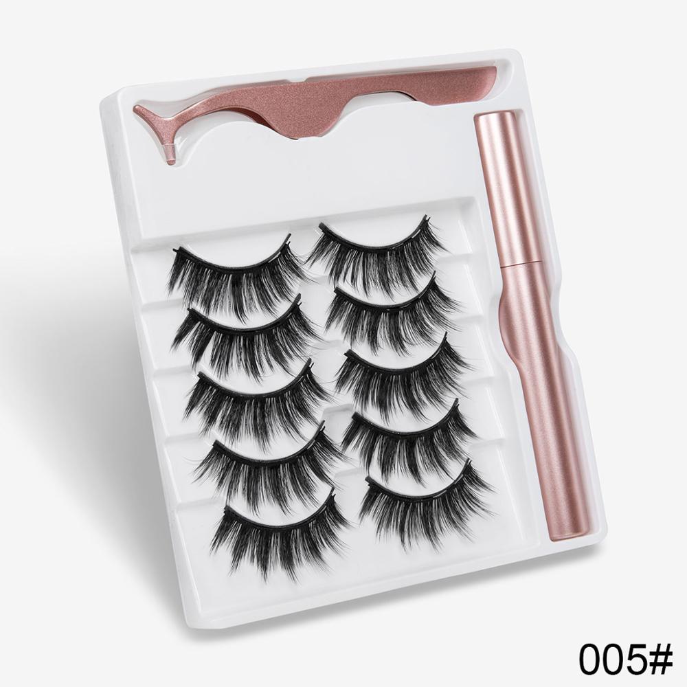 SET CIGLIA MAGNETICHE CON EYELINER E PINZETTA