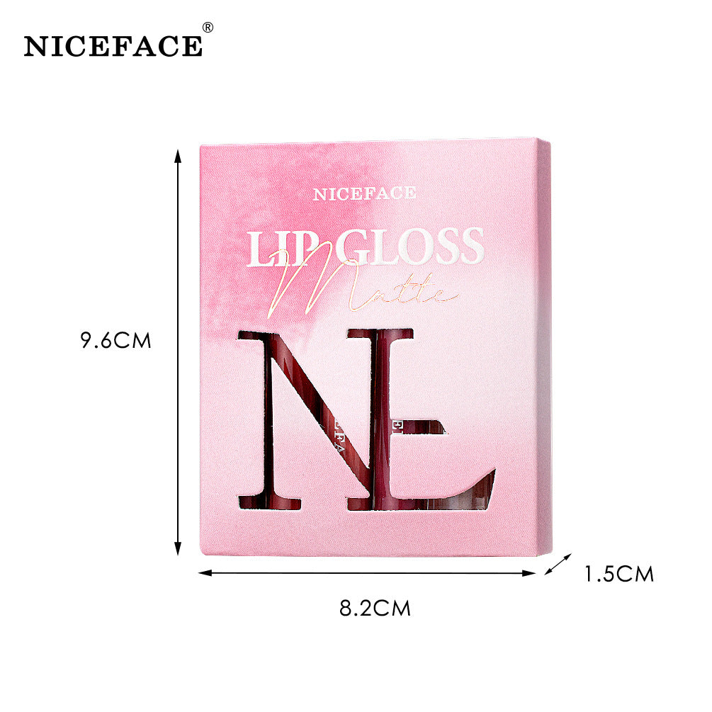 NICEFACE NUOVO SET DI LIPSTICK ANTIADERENTI OPACHI