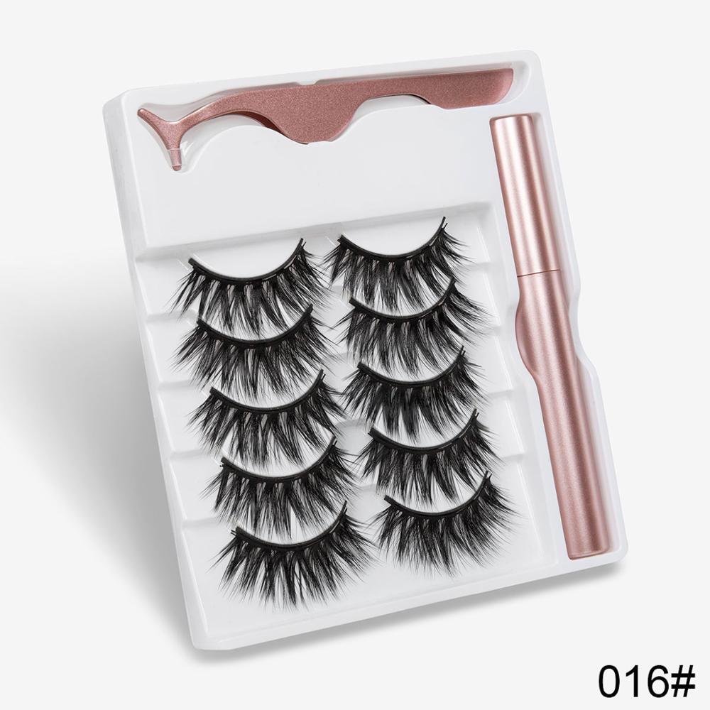 SET CIGLIA MAGNETICHE CON EYELINER E PINZETTA