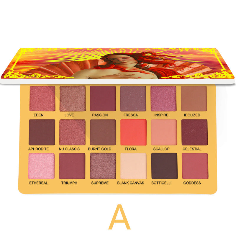 KA CAYLA PALETTE DI OMBRETTI OPACHI E METALLICI 18 TONALITÀ