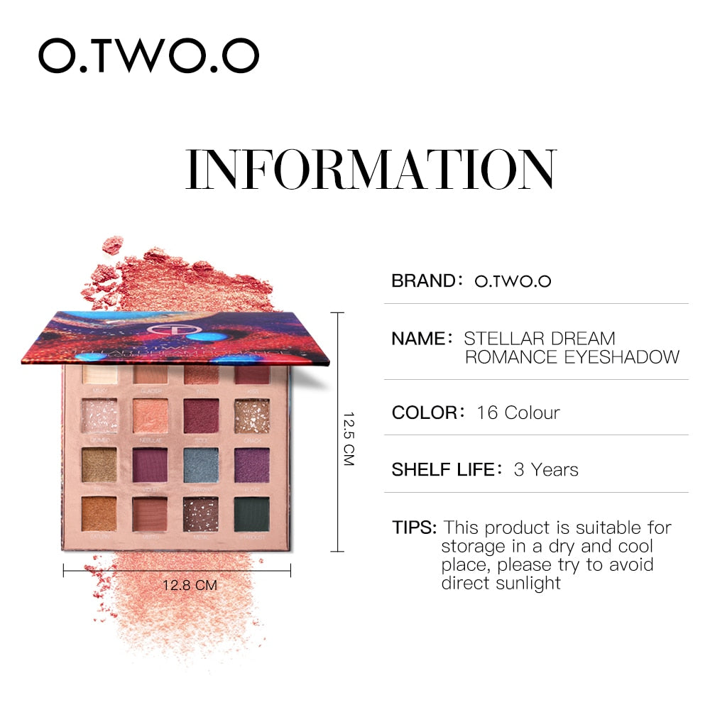 PALETTE DI OMBRETTI 16 COLORI TRUCCO DURATURO