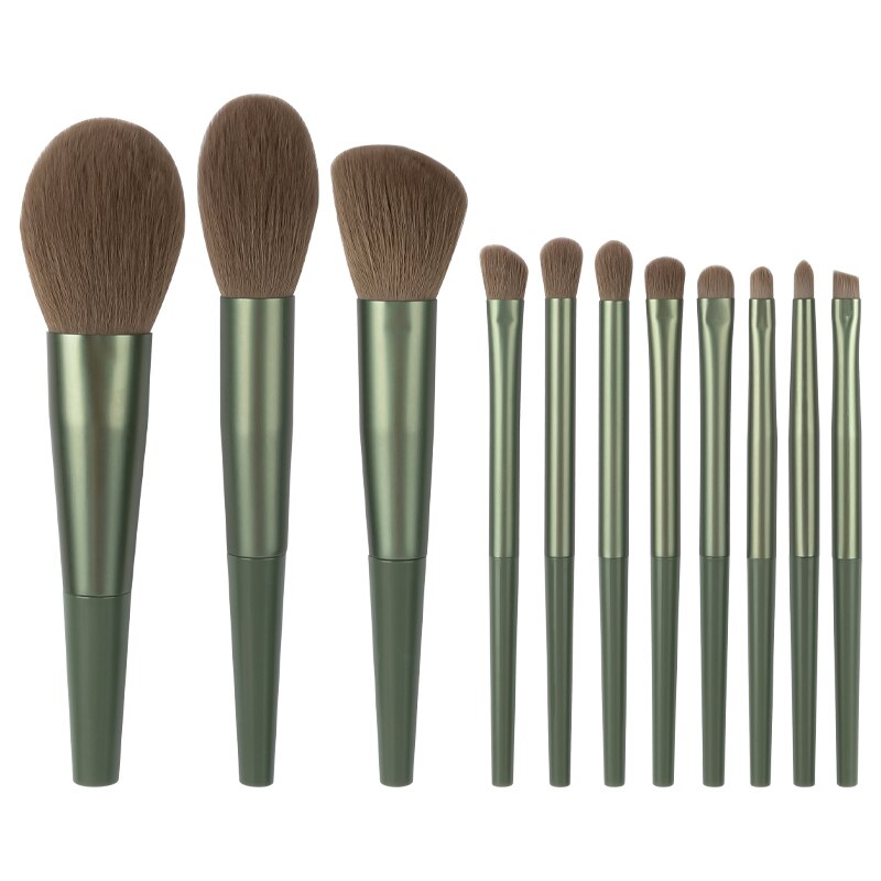 SET 11 PEZZI PENNELLI PER TRUCCO