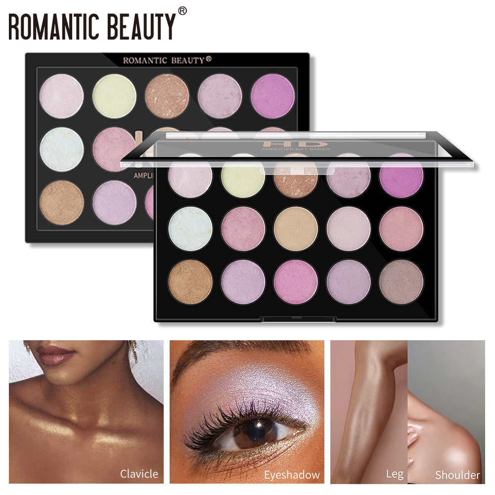 OMBRETTO PERLATO MULTICOLORE A 15 COLORI ROMANTIC BEAUTY