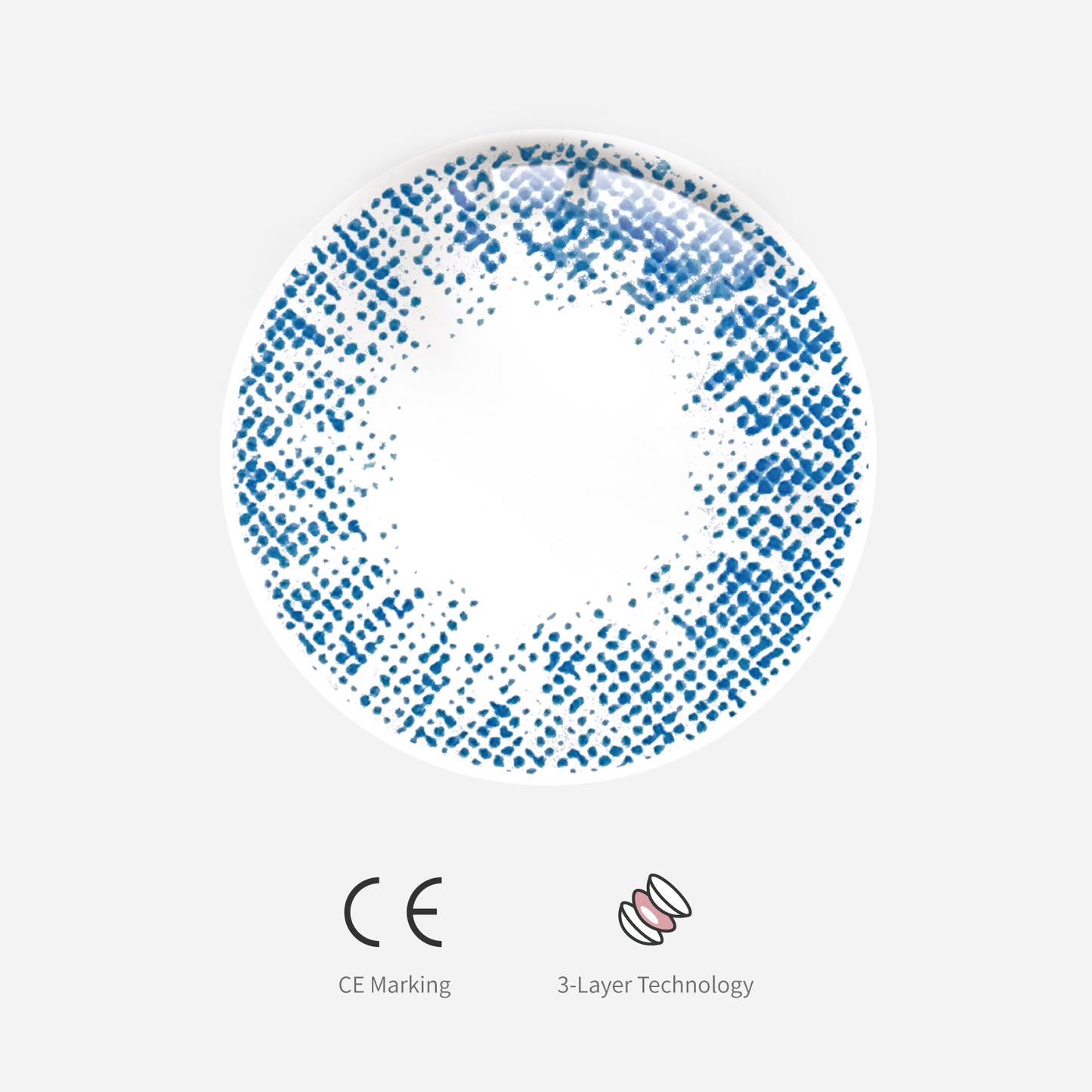 LENTI A CONTATTO CERTIFICATE COLORE AURORA BLUE