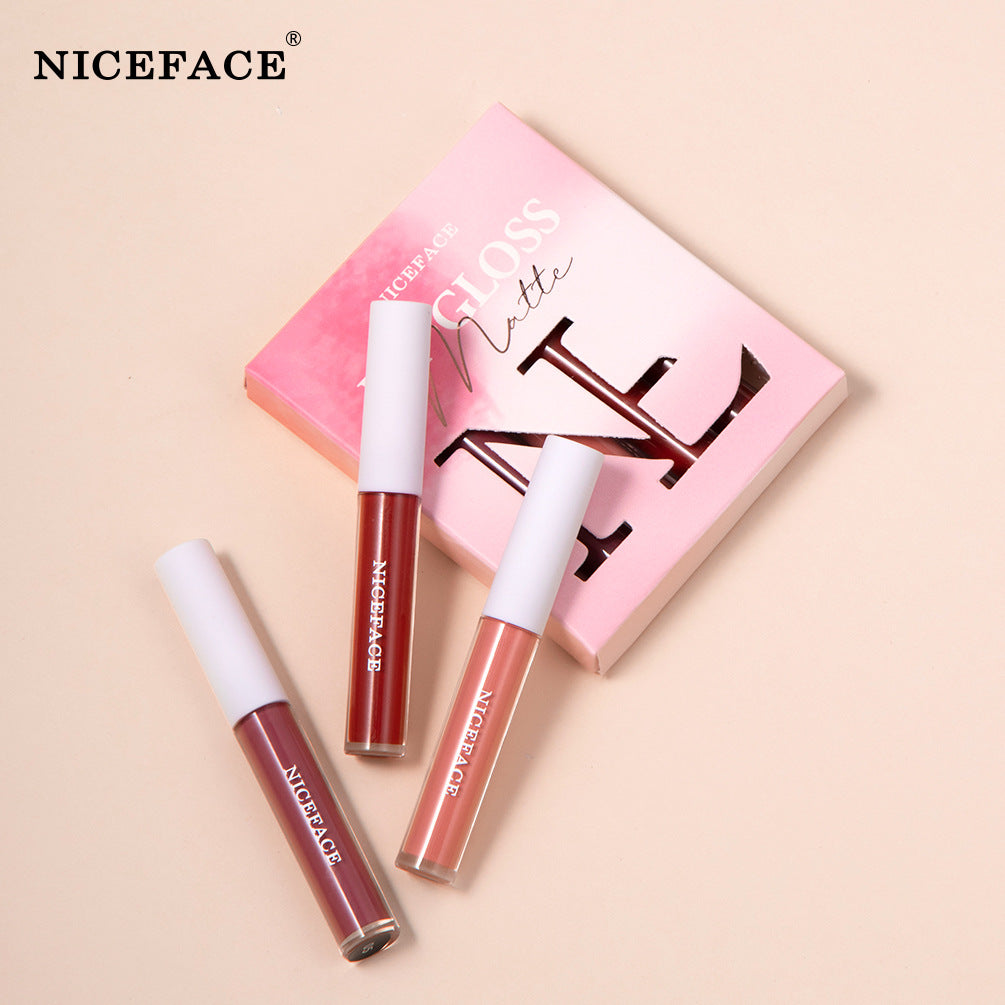 NICEFACE NUOVO SET DI LIPSTICK ANTIADERENTI OPACHI